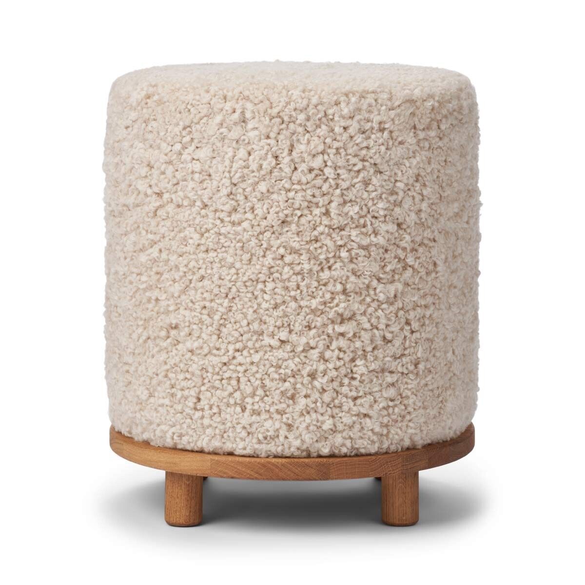 NATURES COLLECTION Simon Pouf Kort Ull