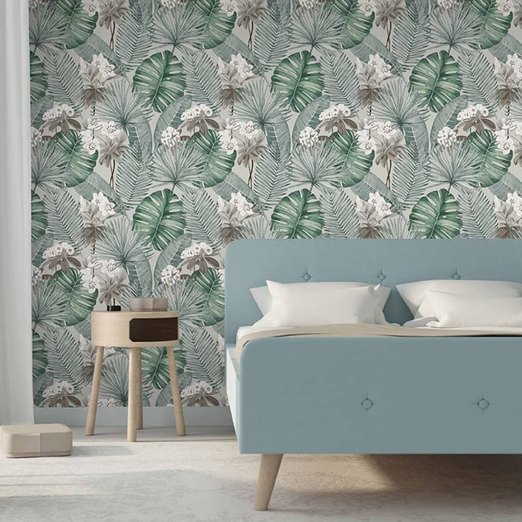 DUTCH WALLCOVERINGS Tapet Eden  och ljusgrön