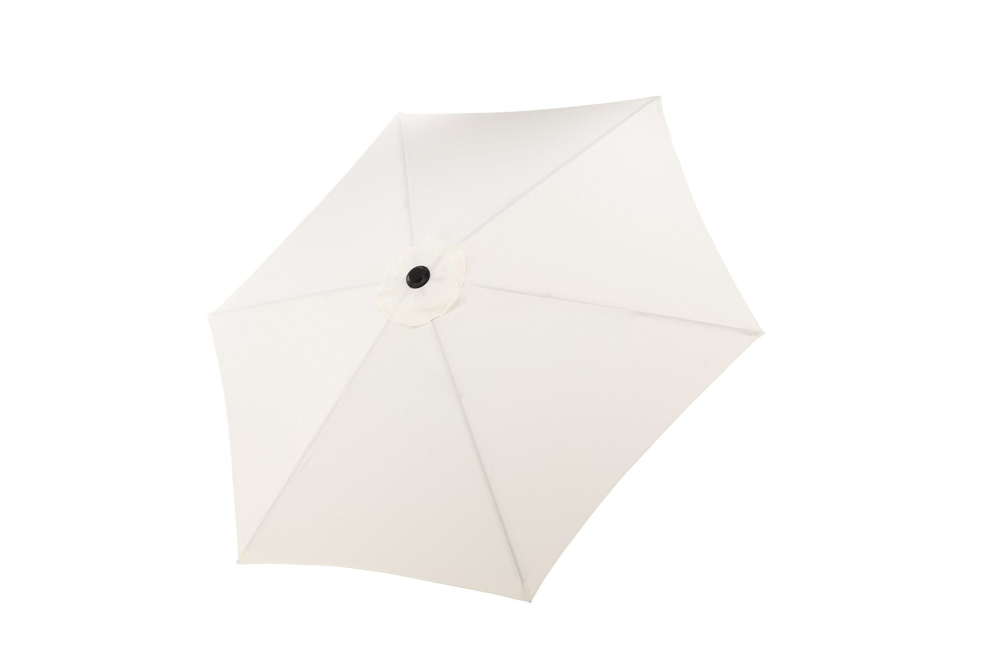 Venture Home Leeds Parasol - 3m - Grå Alu / Ecru Tyg