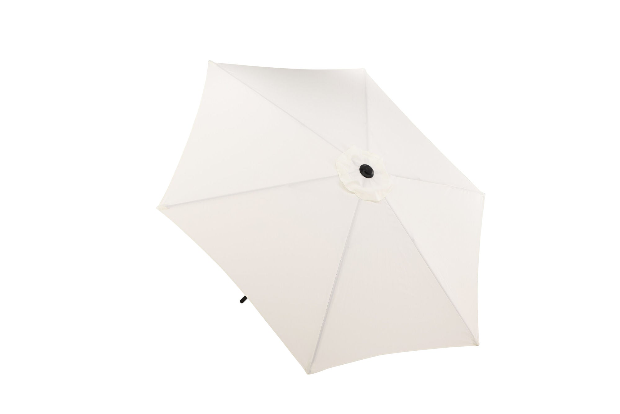 Venture Home Leeds Parasol - 3m - Grå Alu / Ecru Tyg