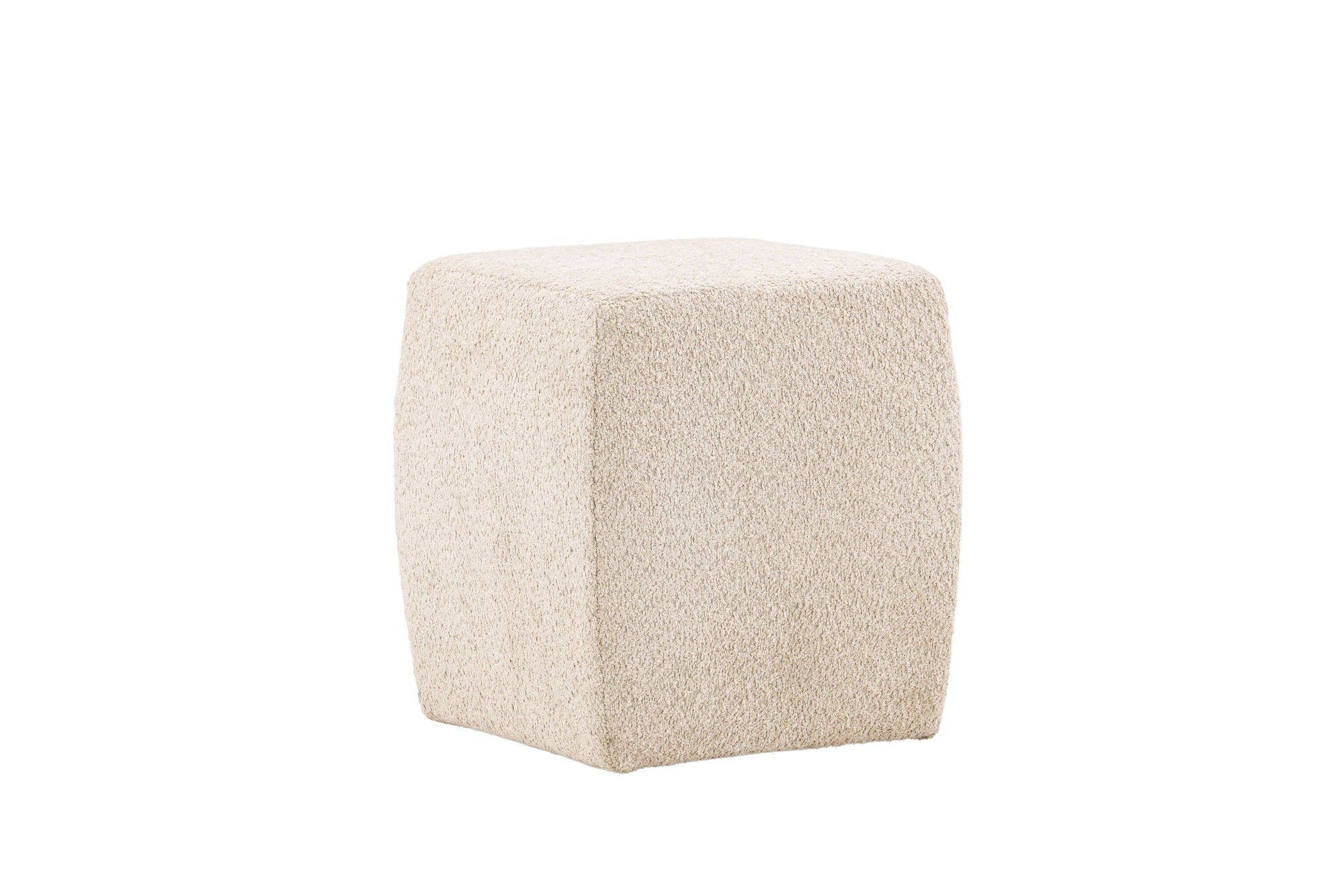 Venture Home Neapel Puff - Beige / Beige Boucle Sittmöbel