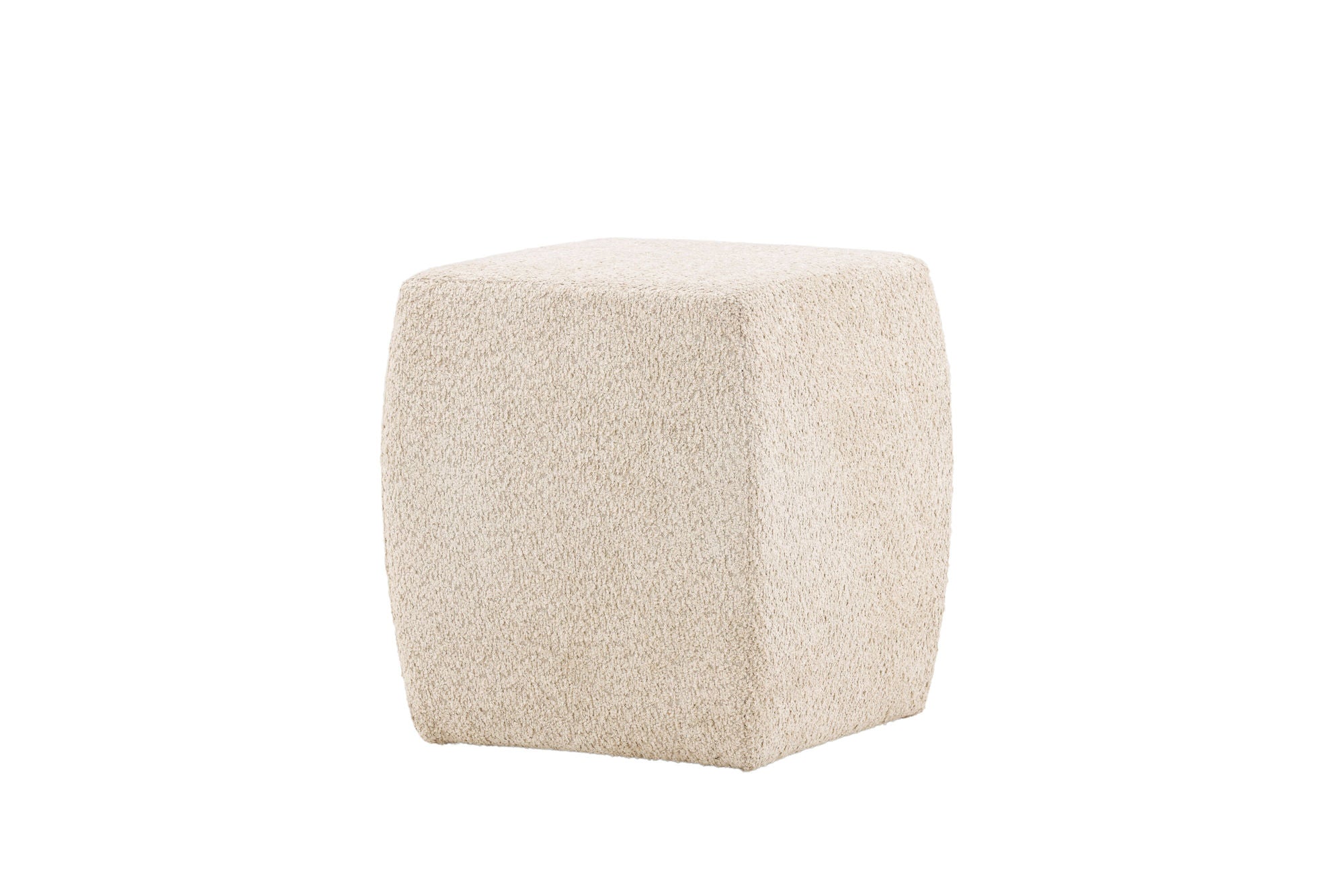 Venture Home Neapel Puff - Beige / Beige Boucle Sittmöbel