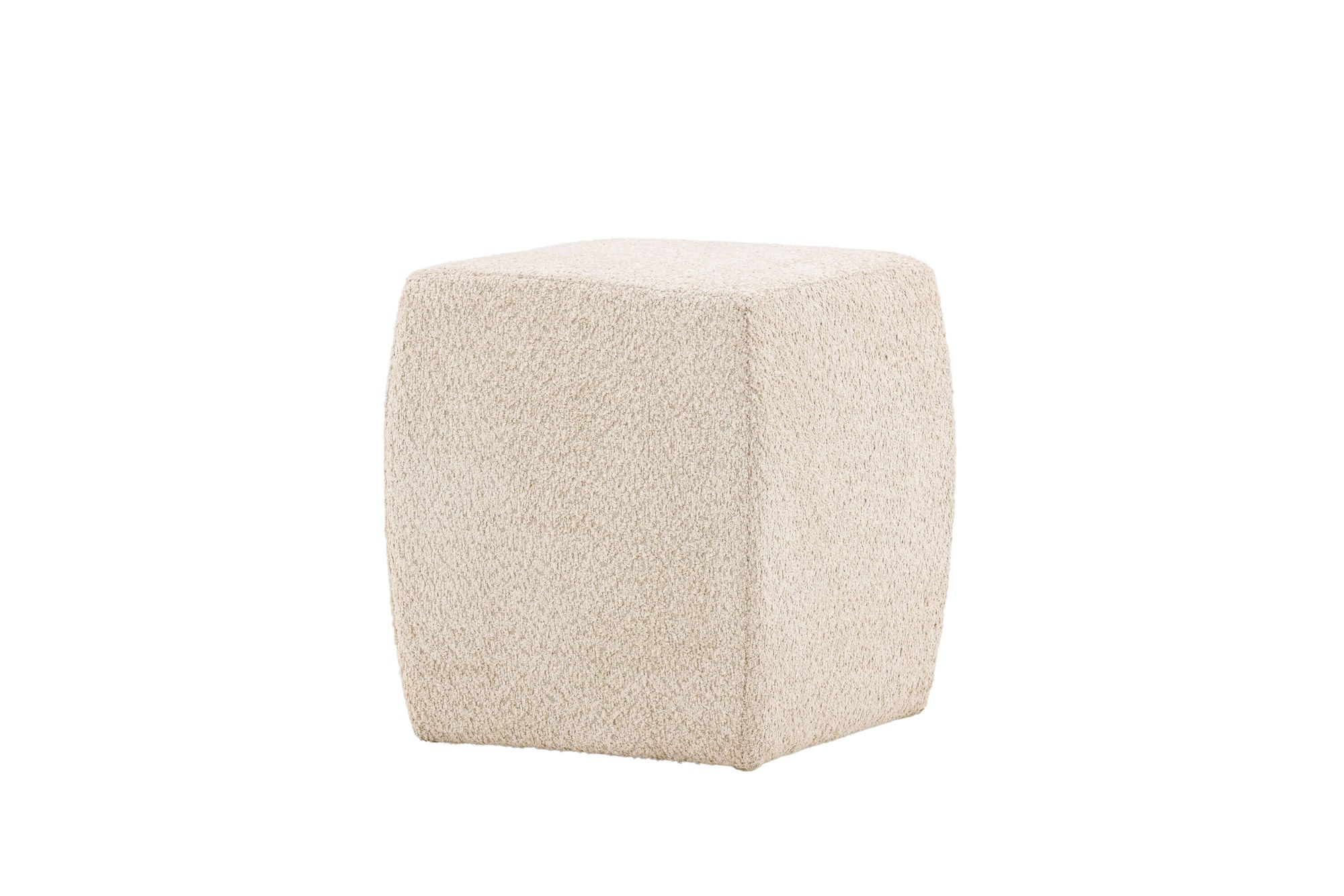 Venture Home Neapel Puff - Beige / Beige Boucle Sittmöbel