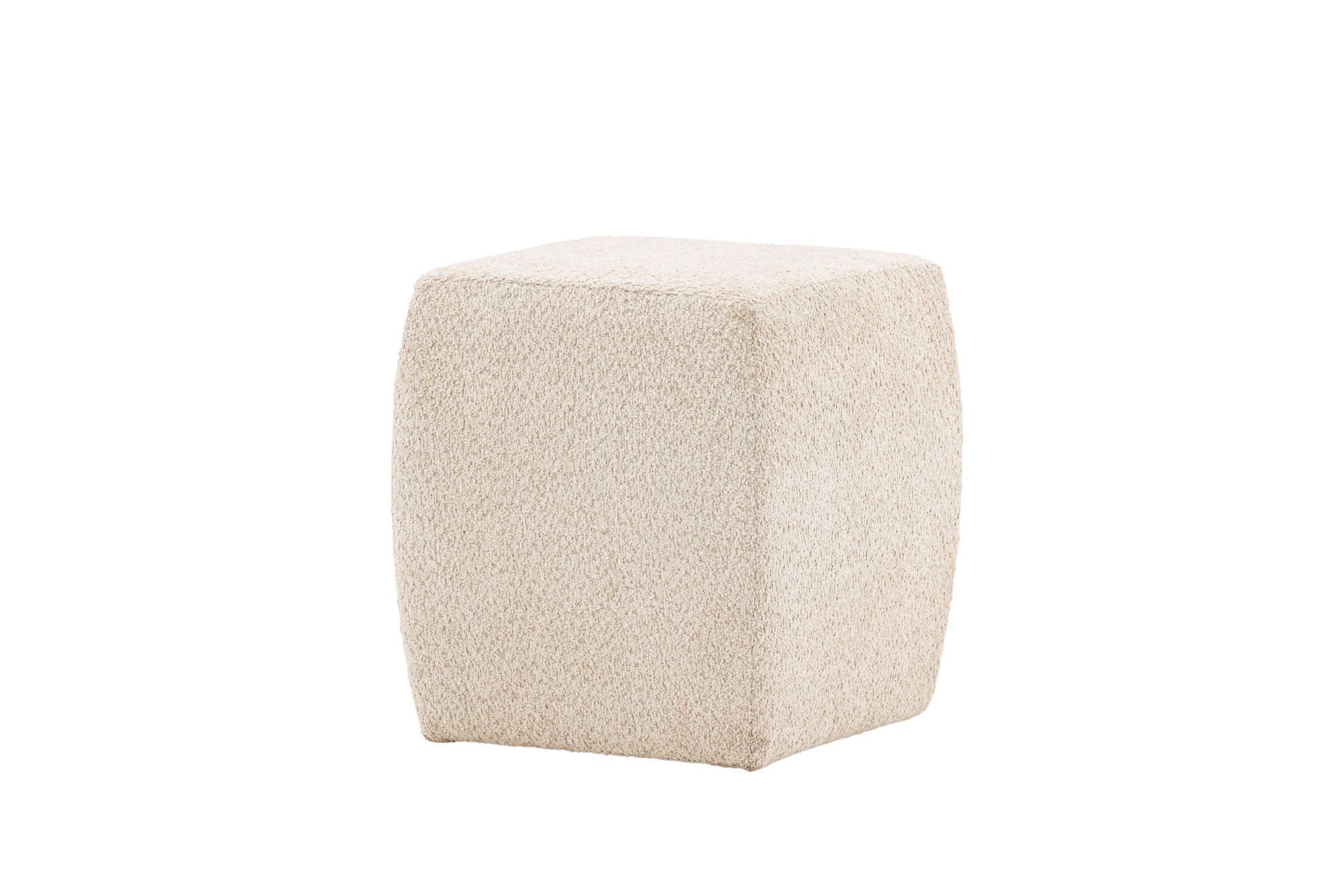 Venture Home Neapel Puff - Beige / Beige Boucle Sittmöbel