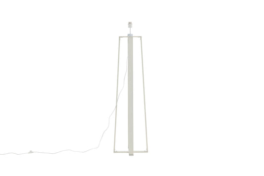 Venture Home - Avspark - Golvlampa - Svart Fot / Vit Glas