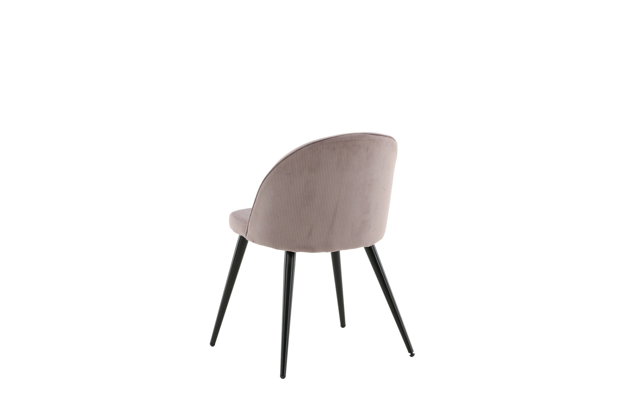 Venture Home - Velvet Matstol 2-pack - Manchester - Svart / Gammelrosa