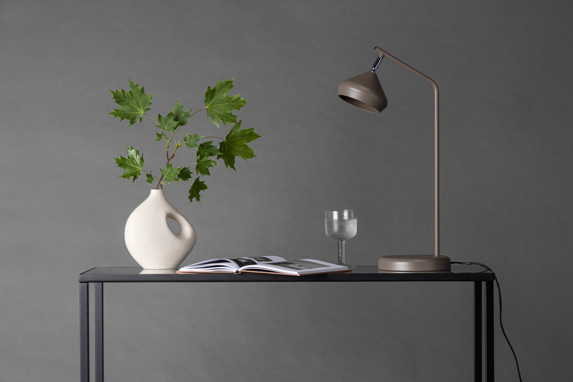 Venture Home - Isaberg 30cm Bordslampa - Mocca / Mocca