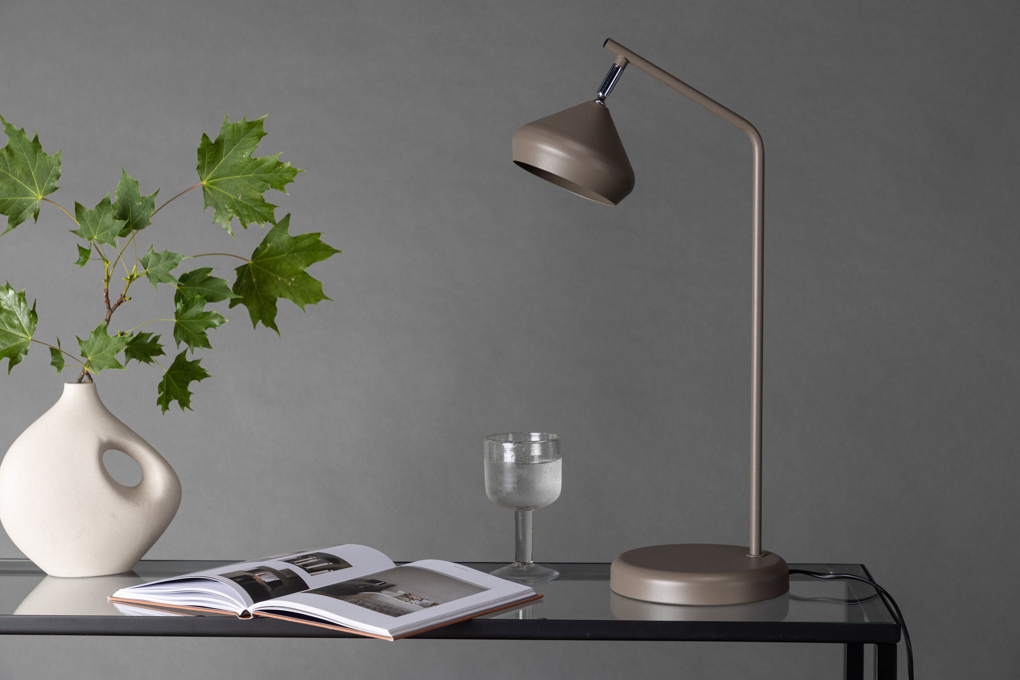 Venture Home - Isaberg 30cm Bordslampa - Mocca / Mocca