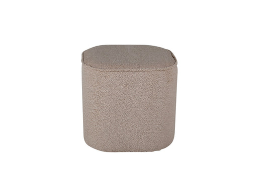 Venture Home Piff Pouf - Beige Teddy Sittpuff för Hemmet