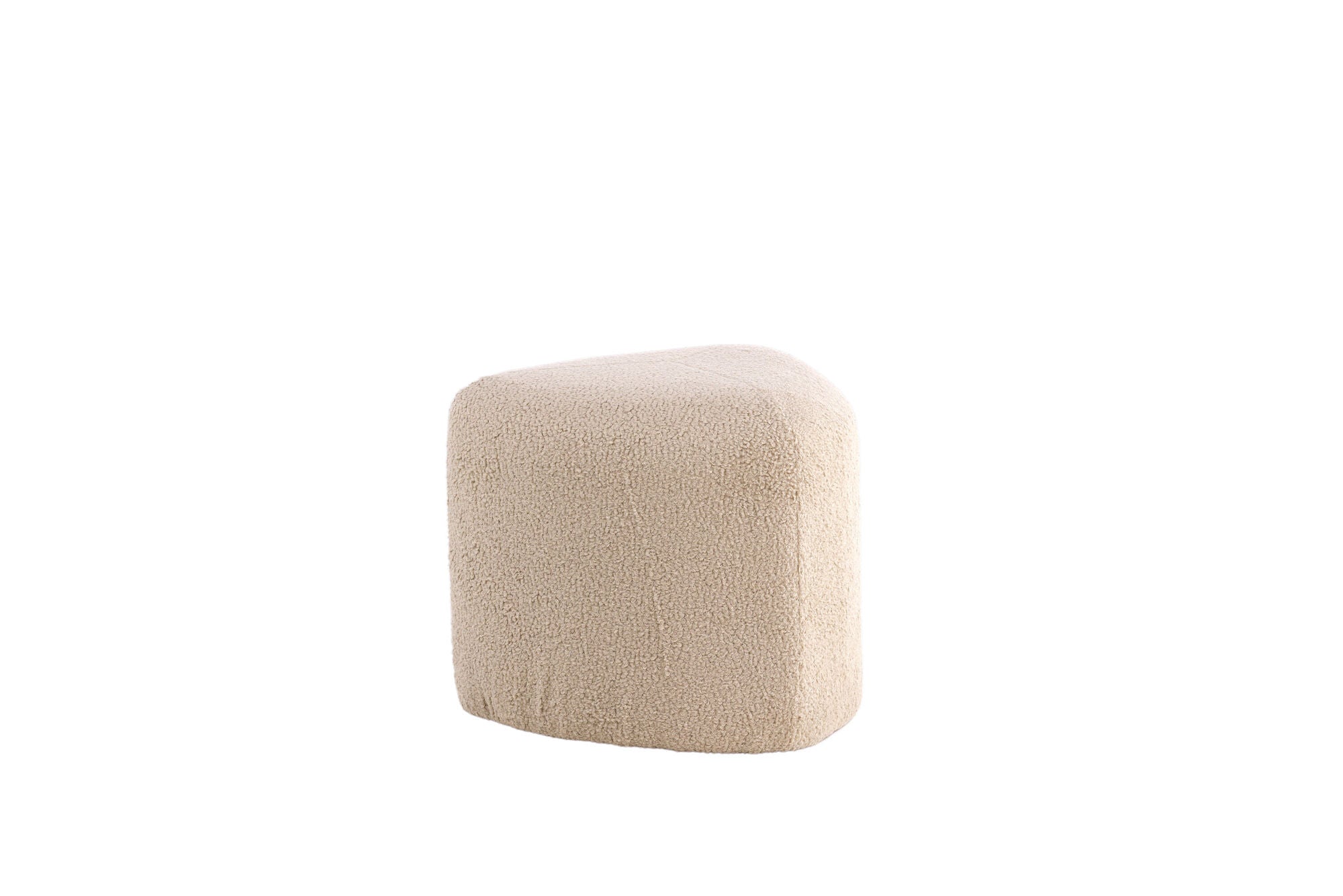 Venture Home Peg Pouf - Beige Teddy Sittpuff för Hemmet