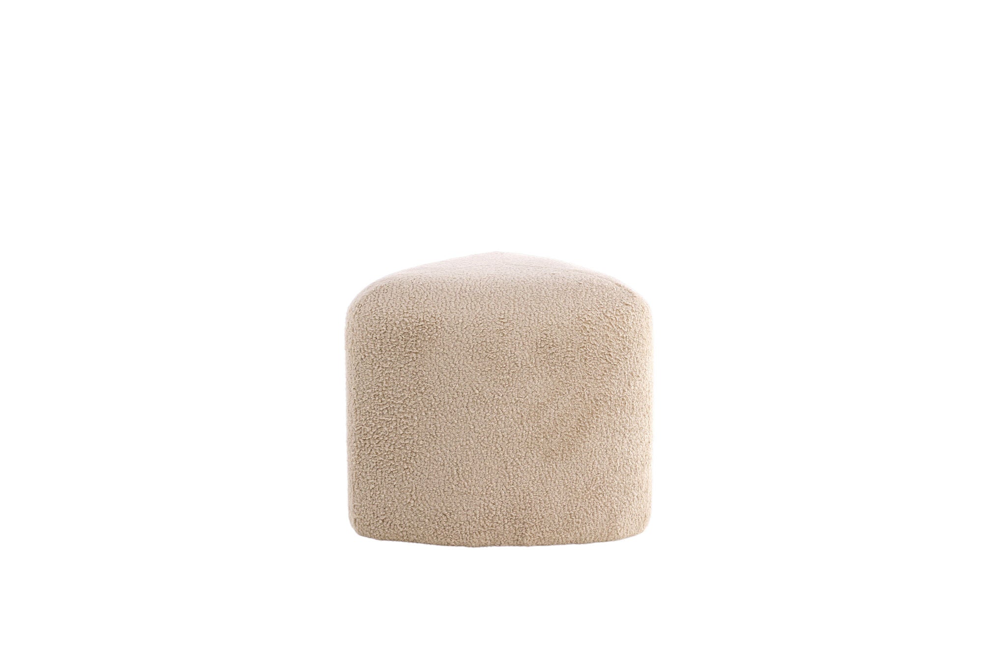 Venture Home Peg Pouf - Beige Teddy Sittpuff för Hemmet