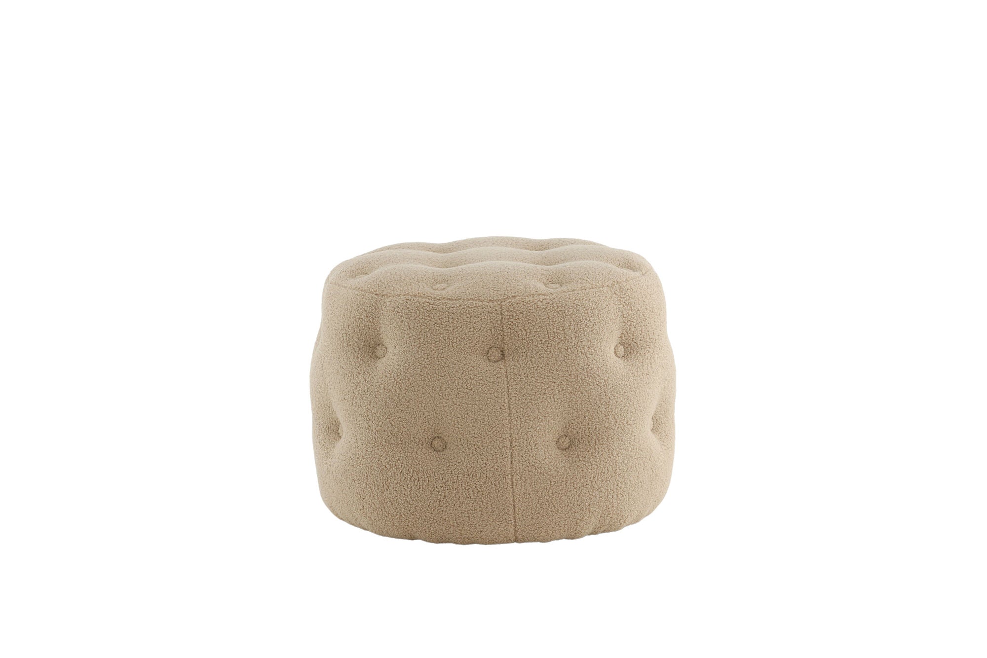 Venture Home Benjamin Puff - Beige Teddy Sittmöbel