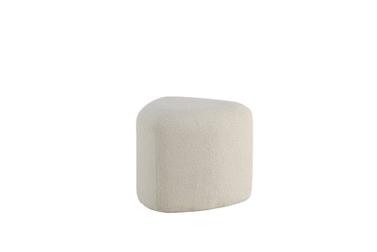 Venture Home Peg Pouf - Offwhite Teddy Sittpuff För Hemmet