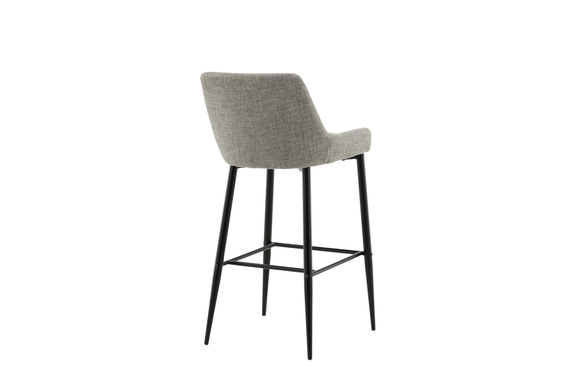 Venture Home - Plaza Barstol 2-pack - Svart / Beige Tyg