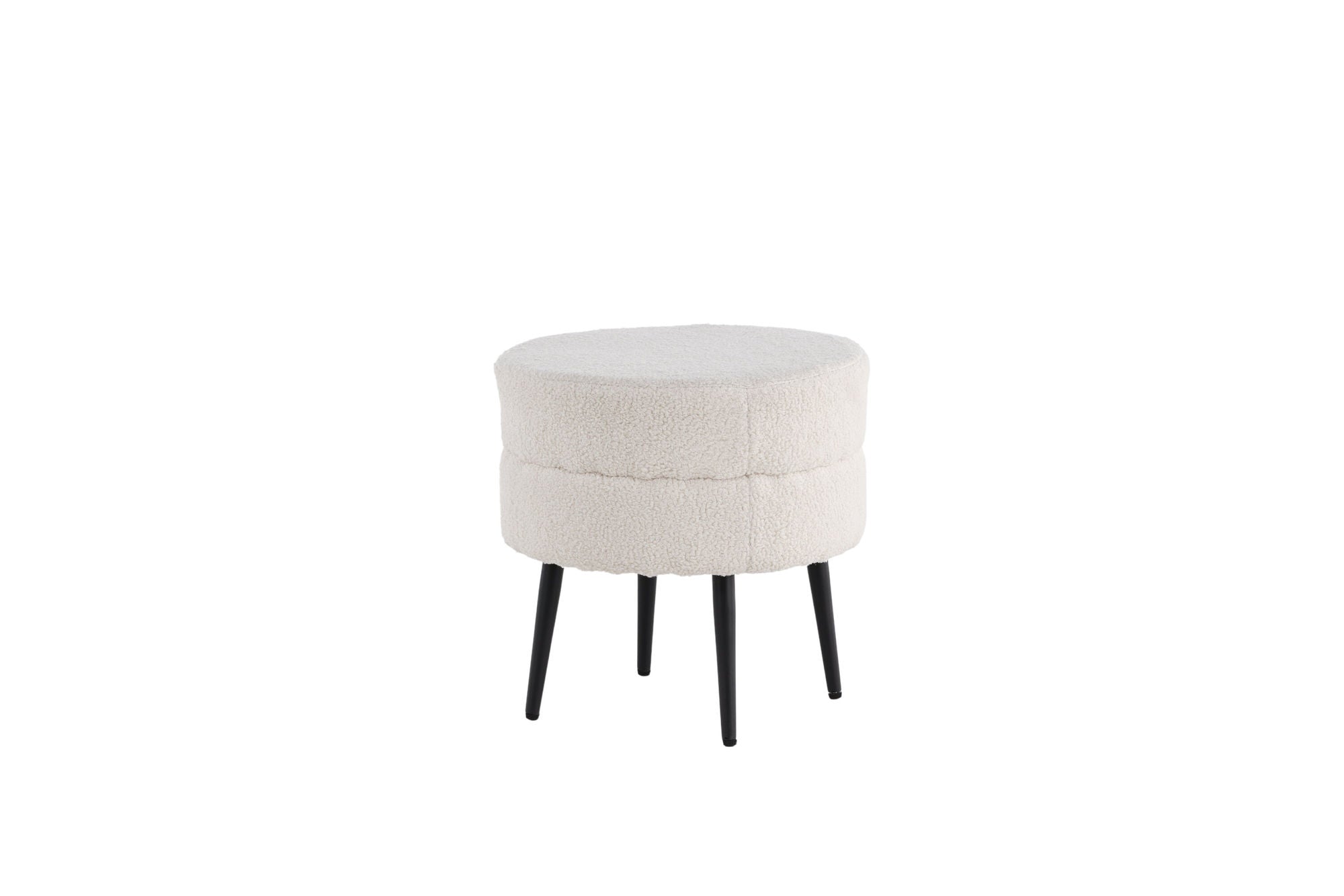 Venture Home - Pot Puff Offwhite Teddy Trendig Sittmöbel