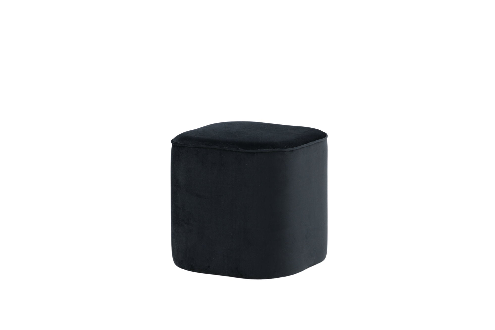 Venture Home Piff Pouf - Svart Sammet Sittpuff