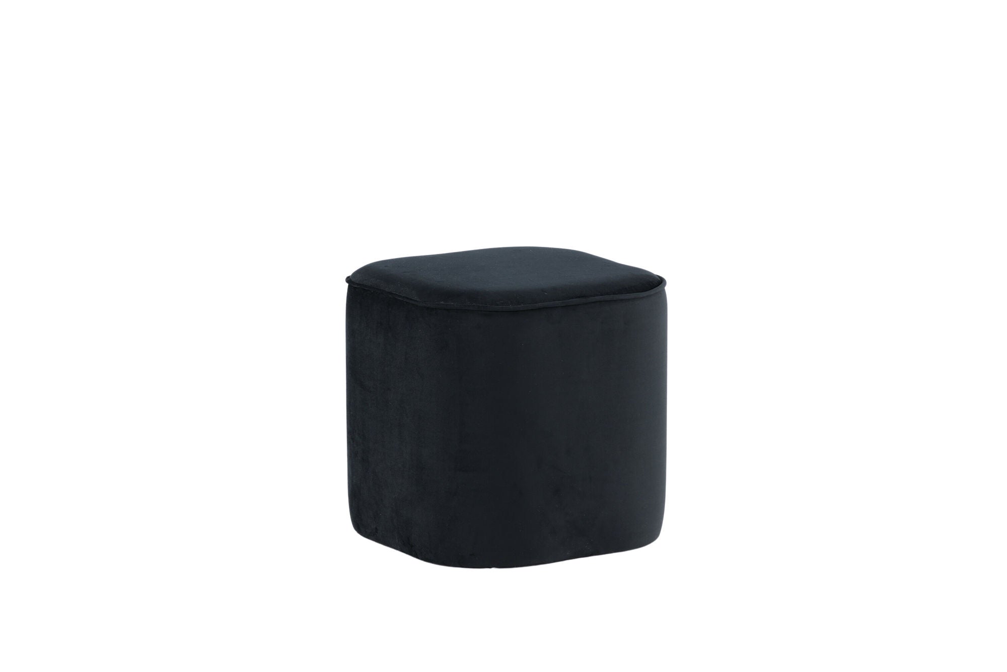 Venture Home Piff Pouf - Svart Sammet Sittpuff