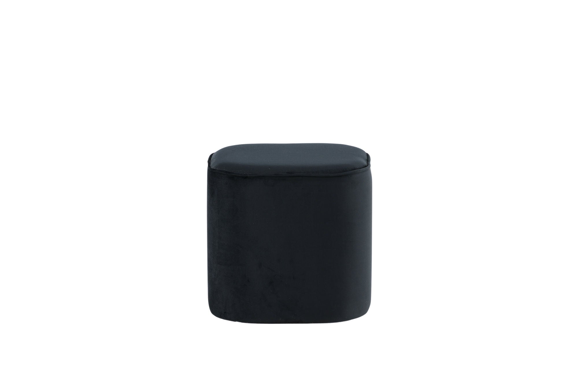 Venture Home Piff Pouf - Svart Sammet Sittpuff