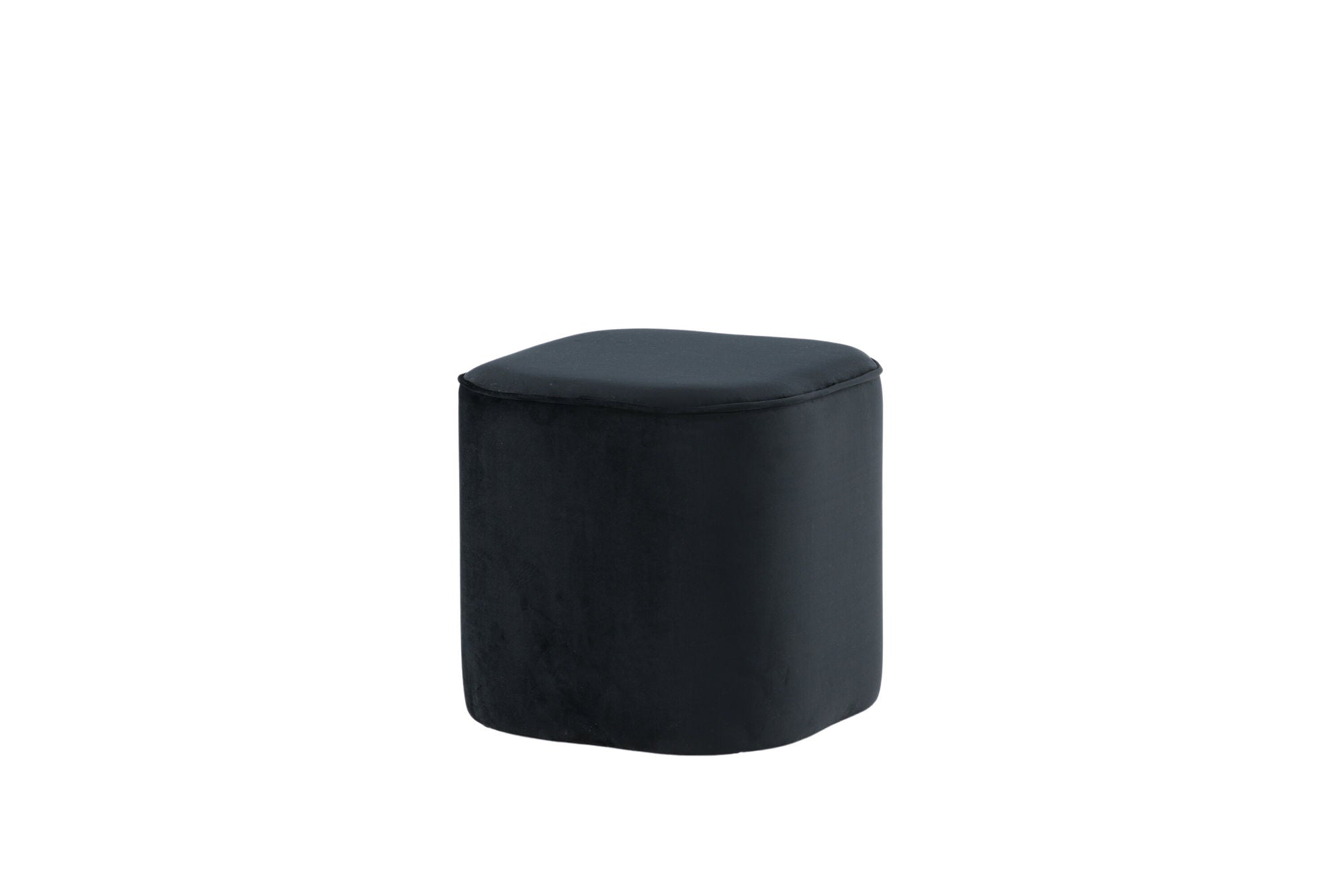 Venture Home Piff Pouf - Svart Sammet Sittpuff