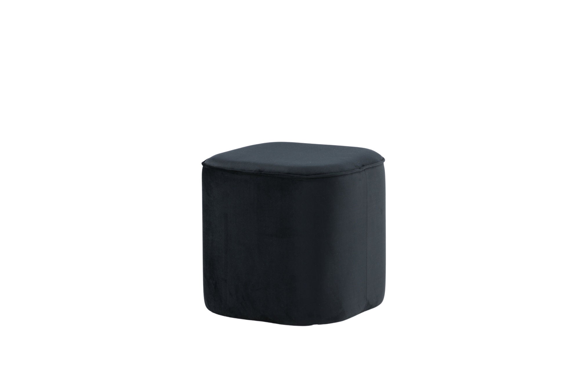 Venture Home Piff Pouf - Svart Sammet Sittpuff