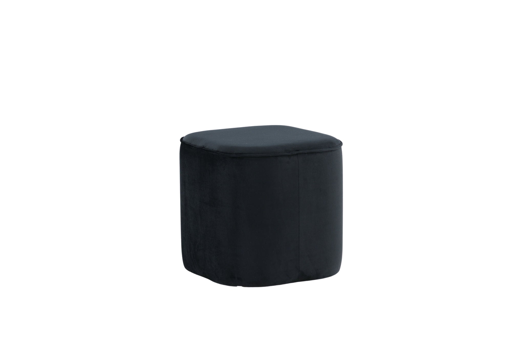 Venture Home Piff Pouf - Svart Sammet Sittpuff