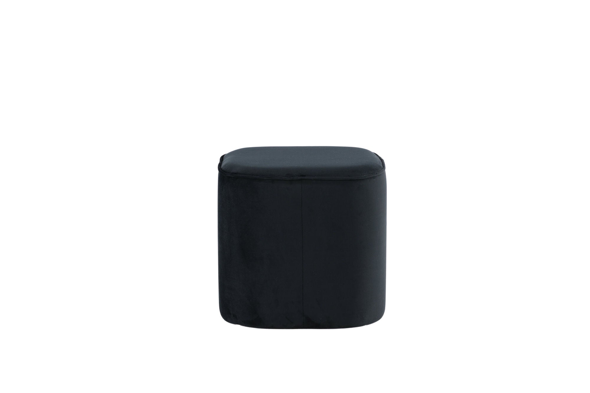 Venture Home Piff Pouf - Svart Sammet Sittpuff