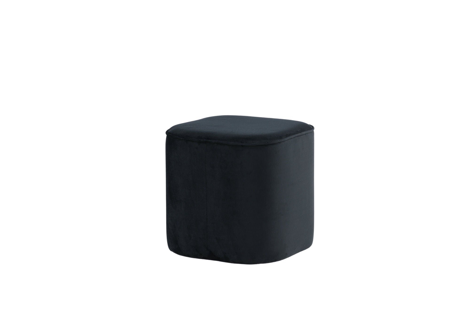 Venture Home Piff Pouf - Svart Sammet Sittpuff