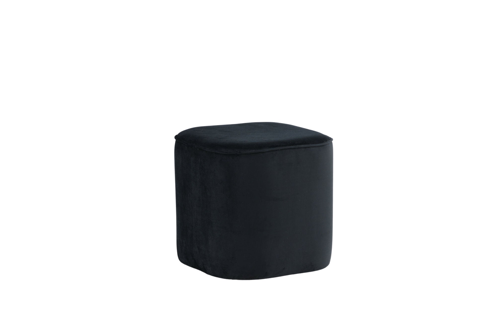 Venture Home Piff Pouf - Svart Sammet Sittpuff