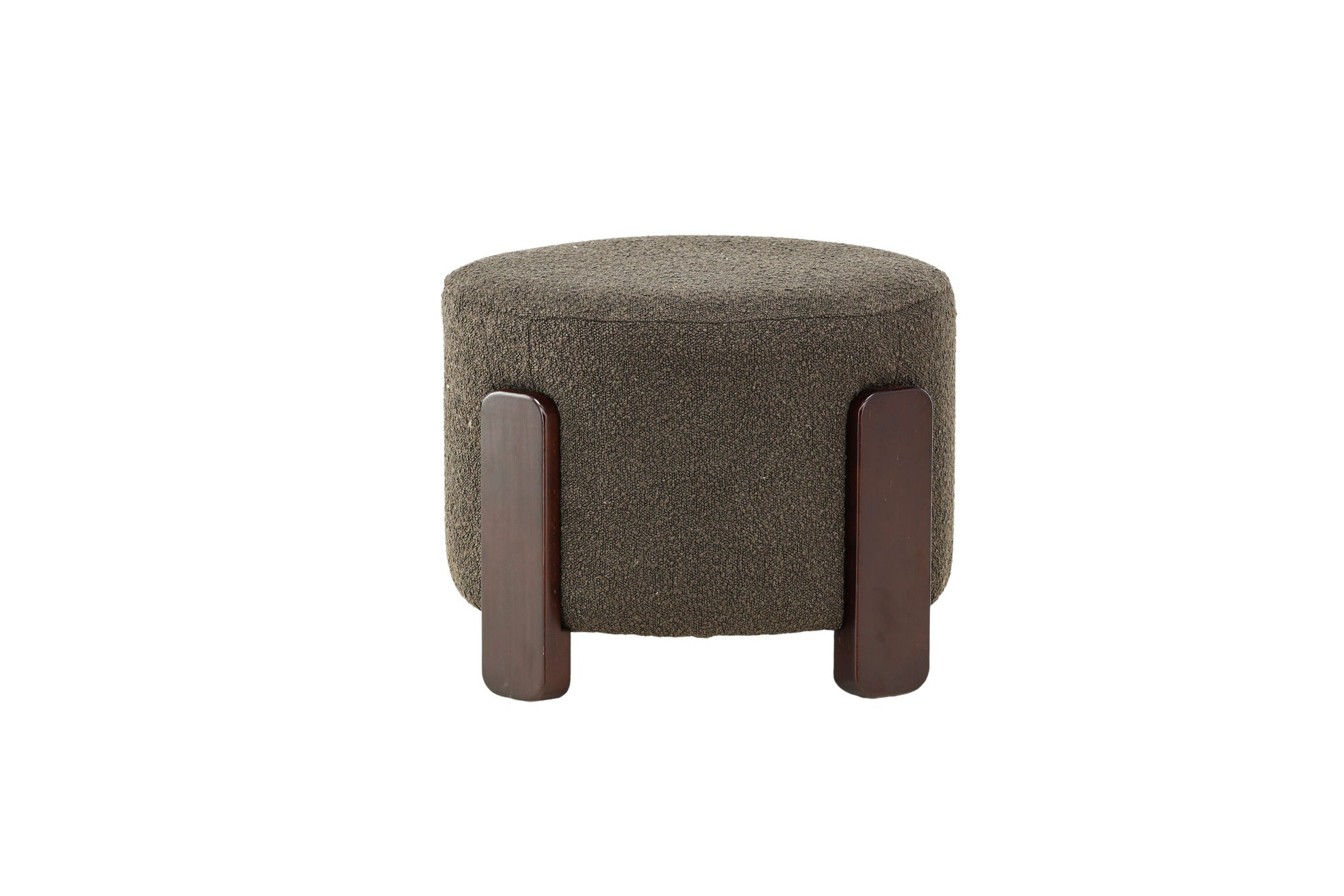 Venture Home Coffey Sittpuff - Mörk Brunt / Kaffe / Grå Boucle