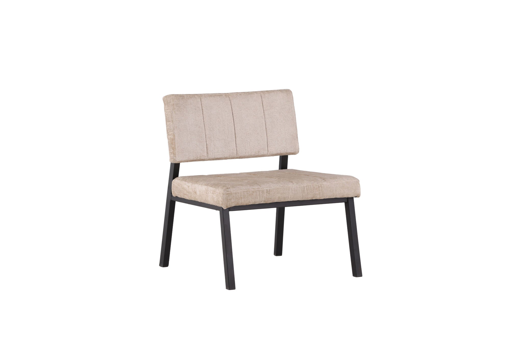 Venture Home Monett Singelsoffa 2-pack - Svart / Beige Sammet