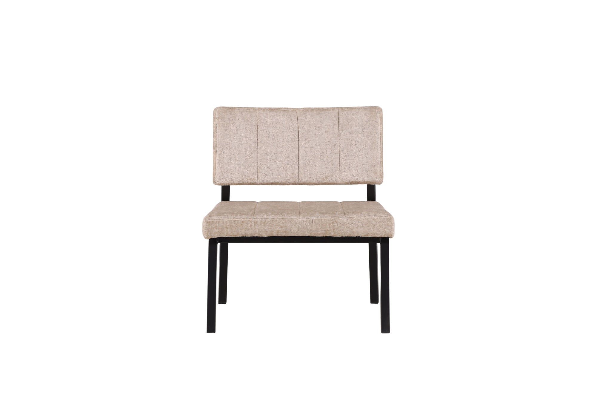 Venture Home Monett Singelsoffa 2-pack - Svart / Beige Sammet