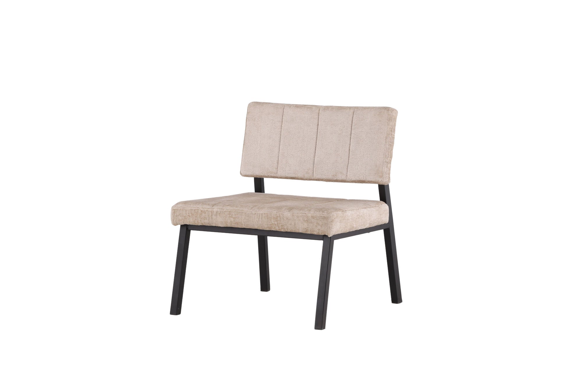 Venture Home Monett Singelsoffa 2-pack - Svart / Beige Sammet