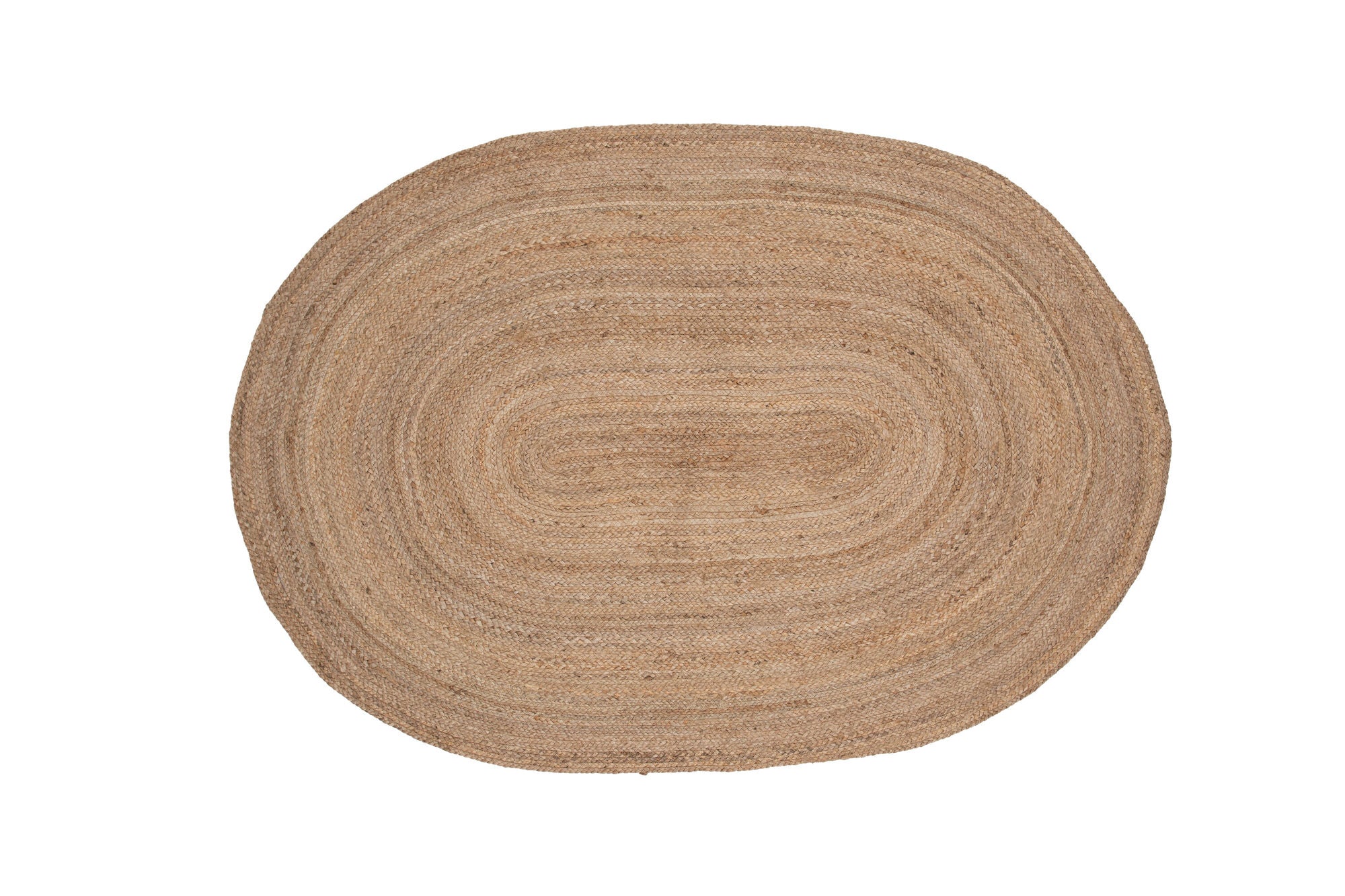 Venture Home - Oliver 100% Jute - 300x200 Oval Naturlig Mörk