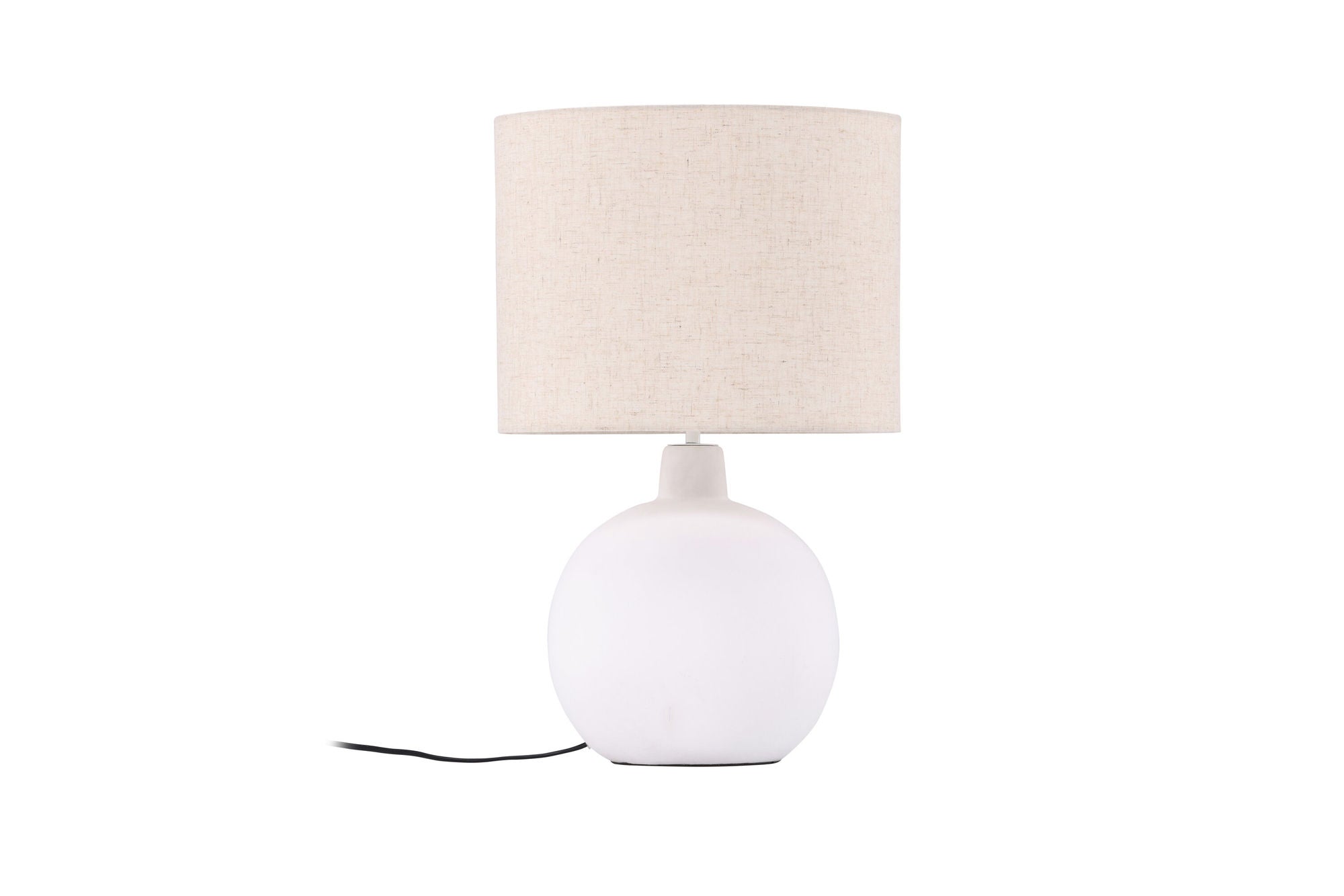 Venture Home Torcello Bordslampa - Vit / Beige Linne