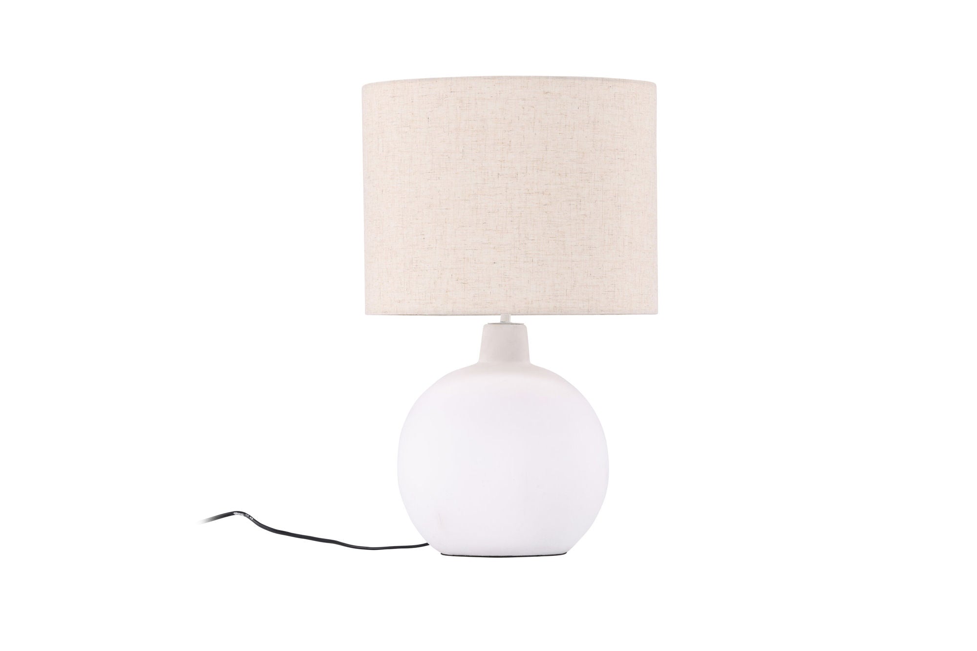 Venture Home Torcello Bordslampa - Vit / Beige Linne