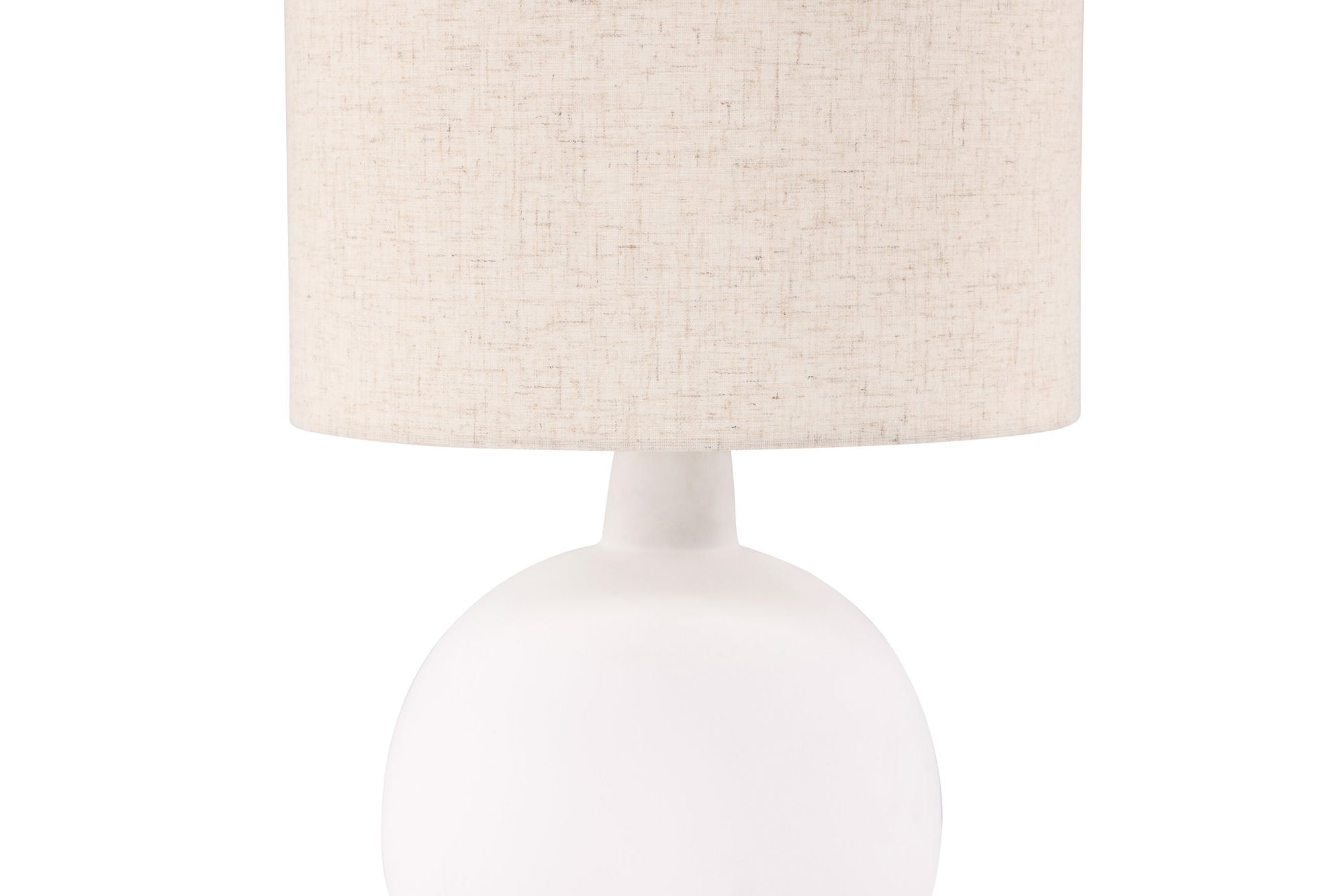 Venture Home Torcello Bordslampa - Vit / Beige Linne