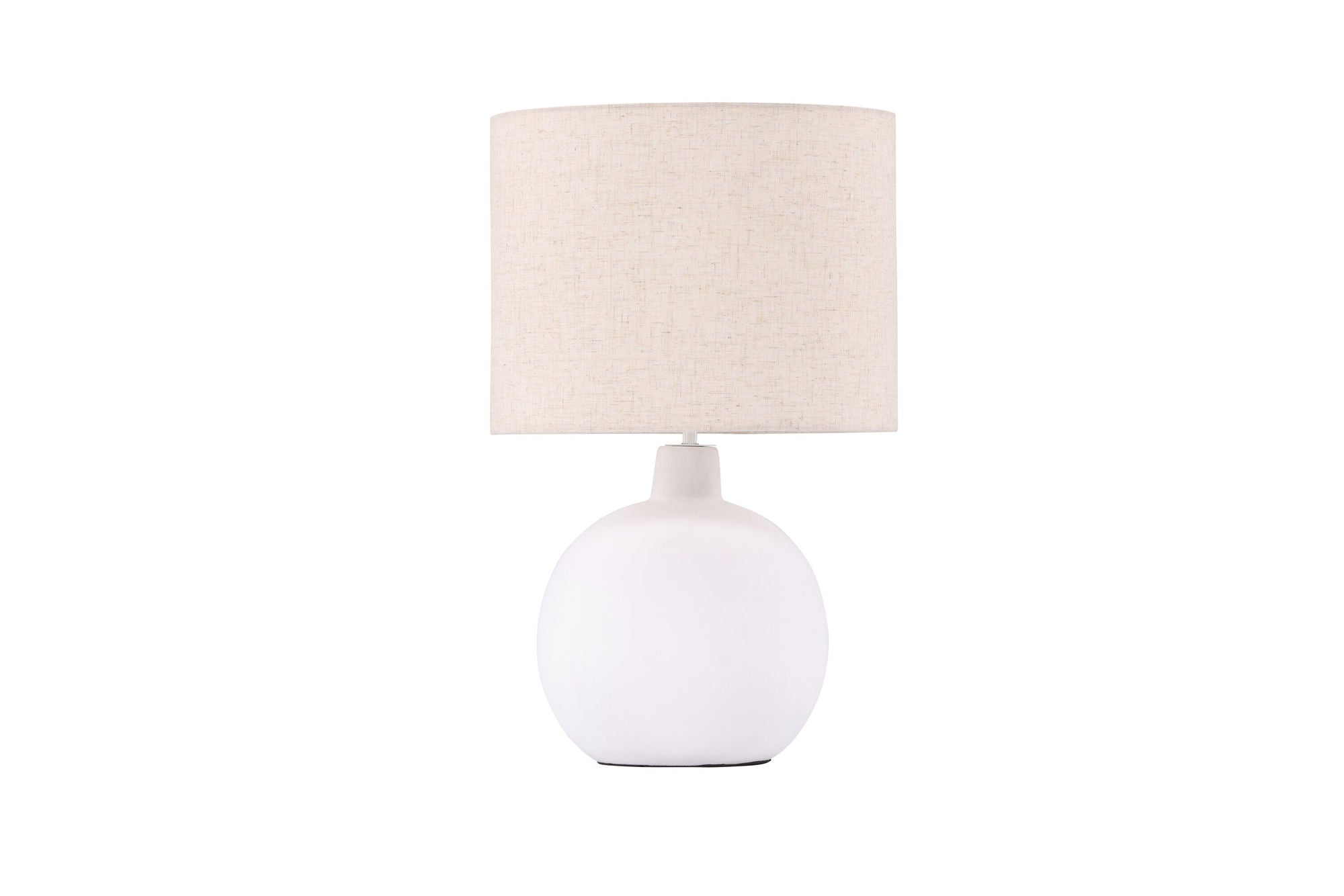 Venture Home Torcello Bordslampa - Vit / Beige Linne