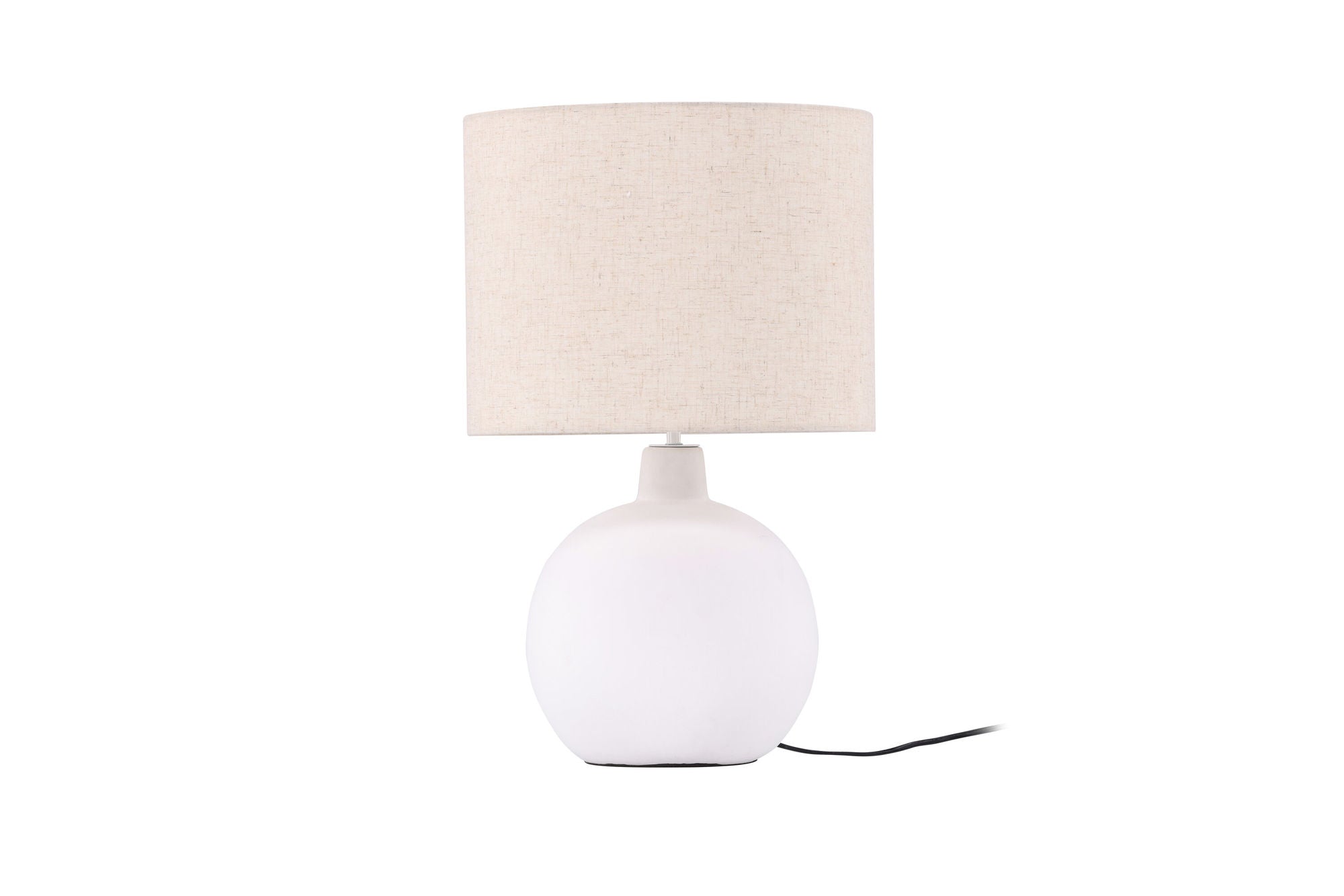 Venture Home Torcello Bordslampa - Vit / Beige Linne