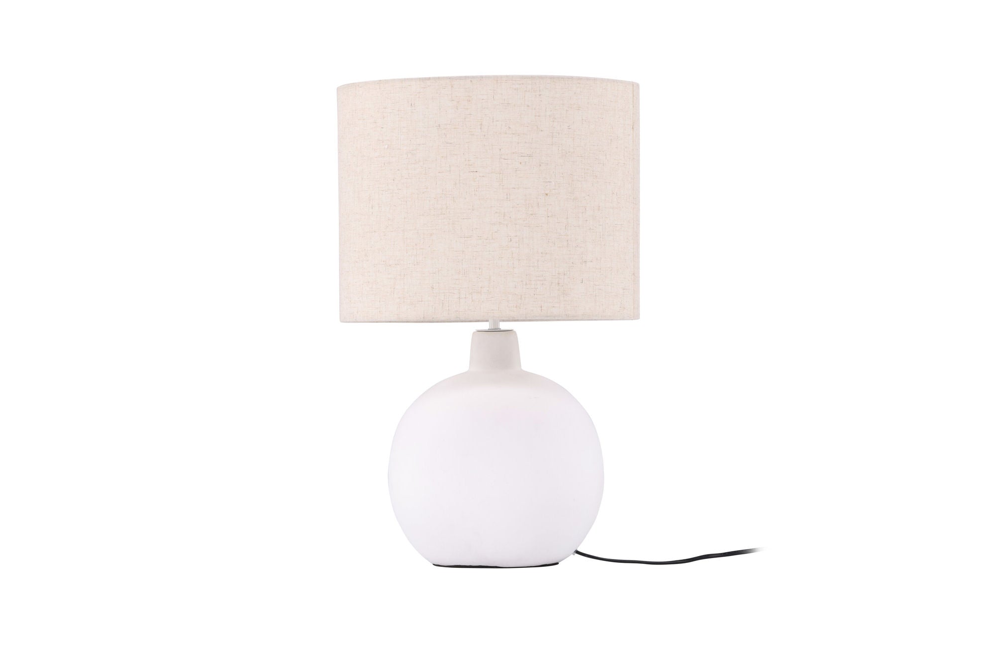 Venture Home Torcello Bordslampa - Vit / Beige Linne