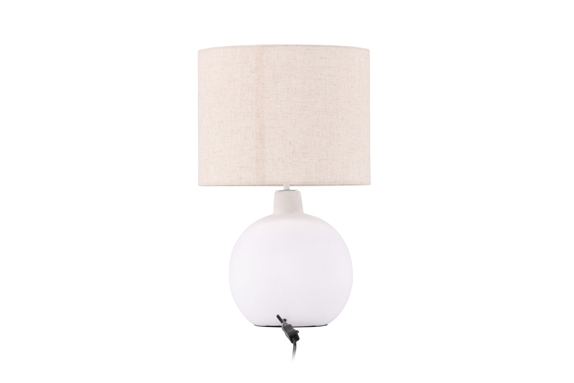 Venture Home Torcello Bordslampa - Vit / Beige Linne