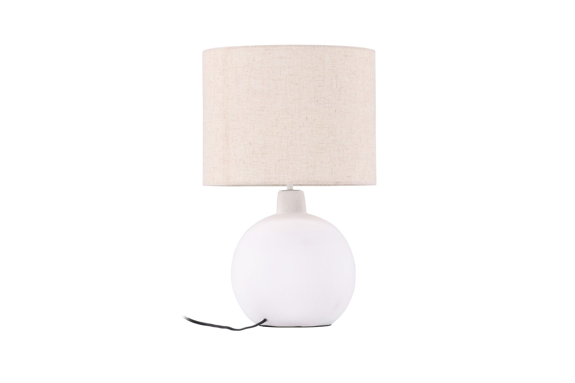 Venture Home Torcello Bordslampa - Vit / Beige Linne