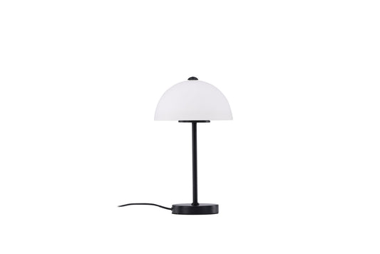 Venture Home Ferrand Bordslampa - Svart / Vit Glas