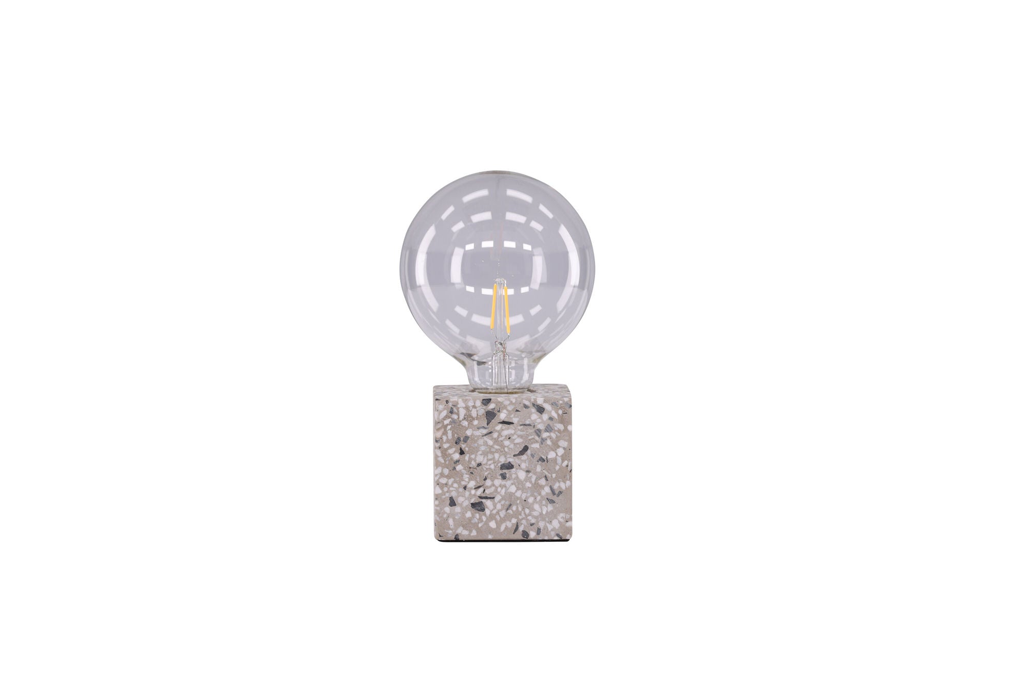 Venture Home Rilche Bordslampa - Vit / Klar Glas