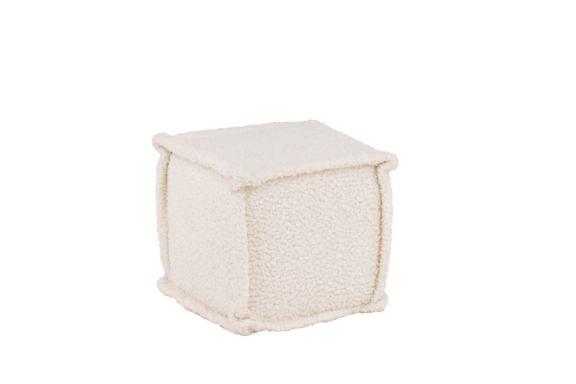 Venture Home Castine Sittpuff - Vit / Boucle