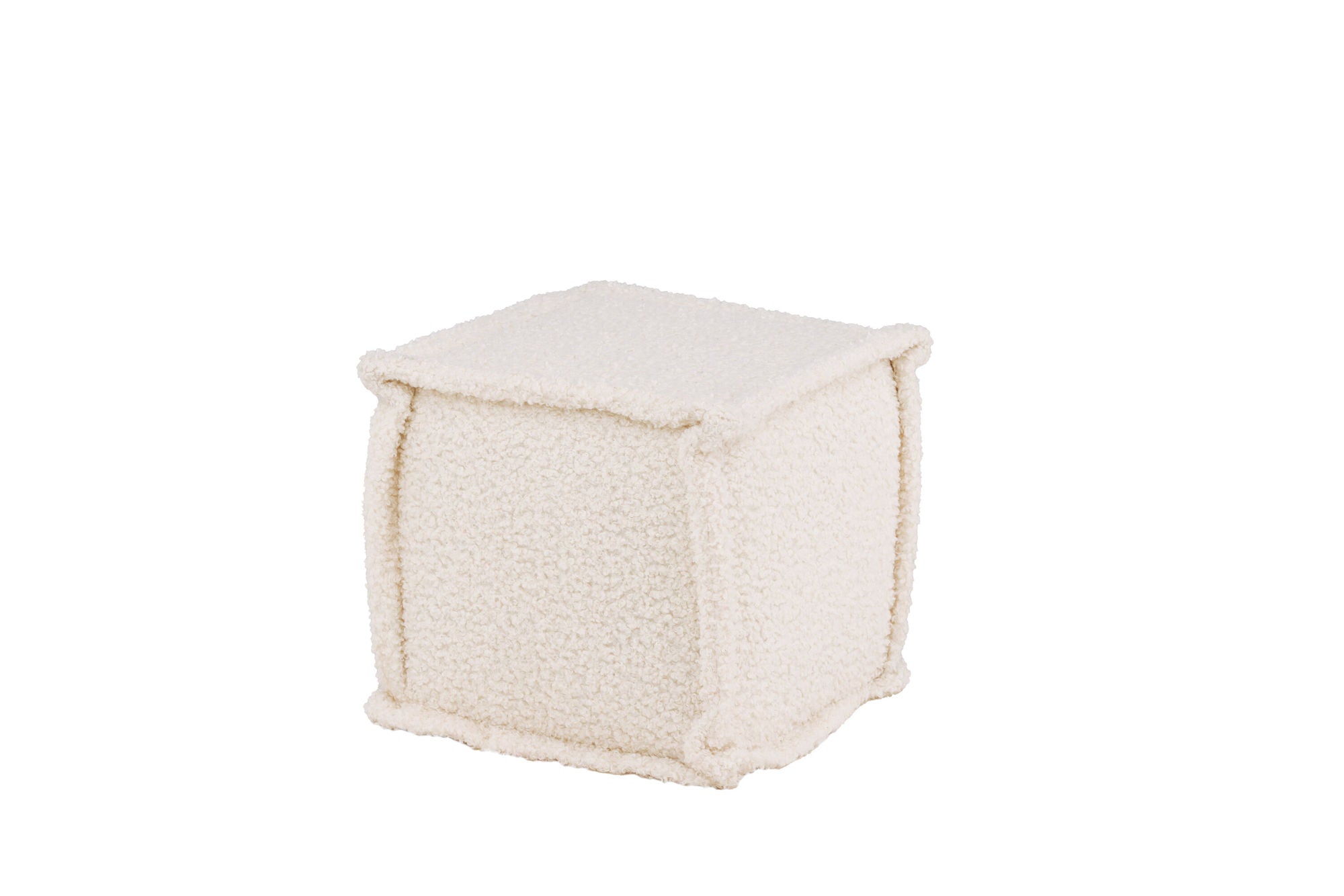 Venture Home Castine Sittpuff - Vit / Boucle