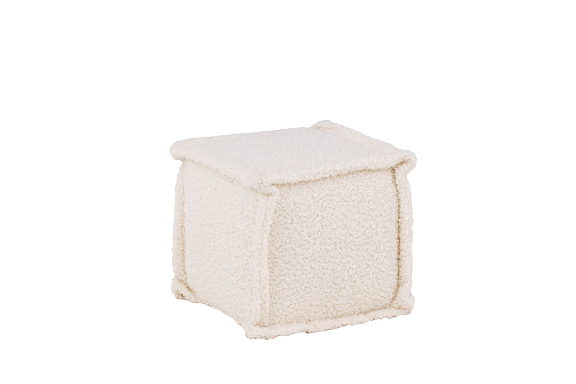 Venture Home Castine Sittpuff - Vit / Boucle