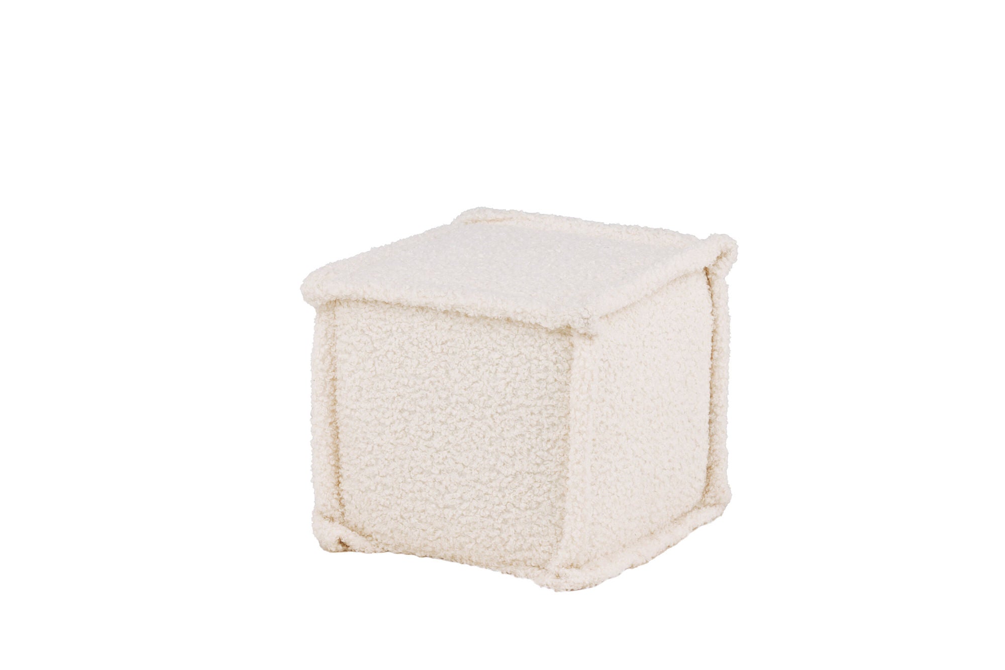 Venture Home Castine Sittpuff - Vit / Boucle