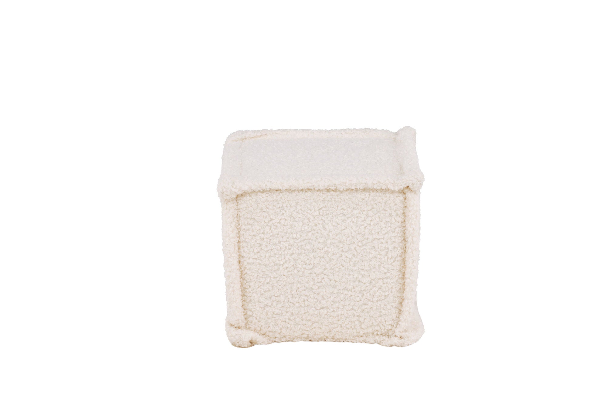 Venture Home Castine Sittpuff - Vit / Boucle