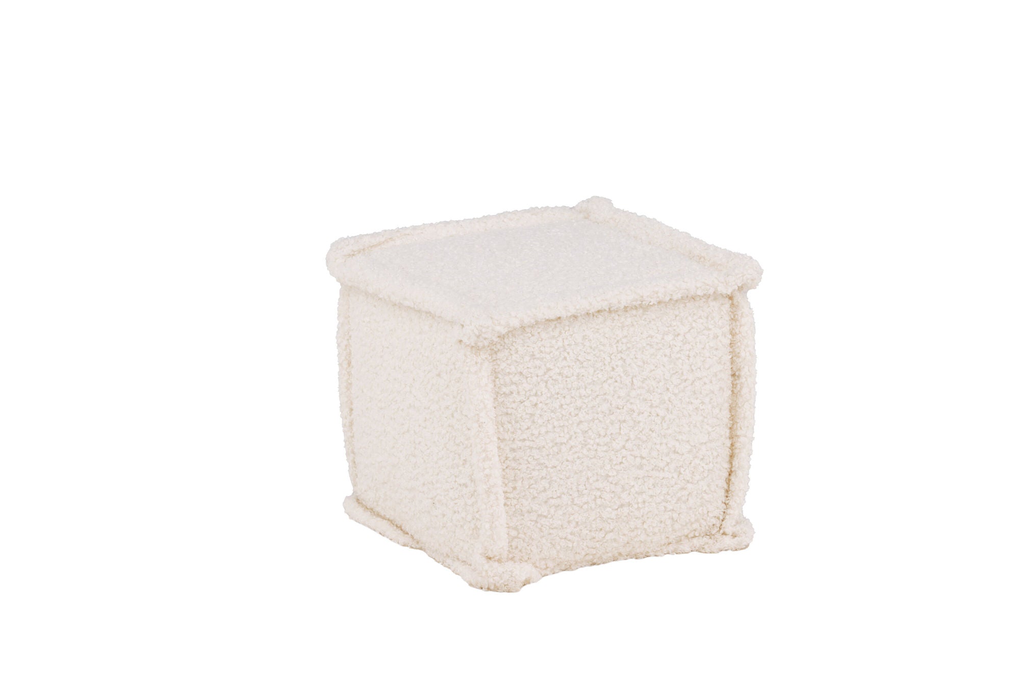 Venture Home Castine Sittpuff - Vit / Boucle