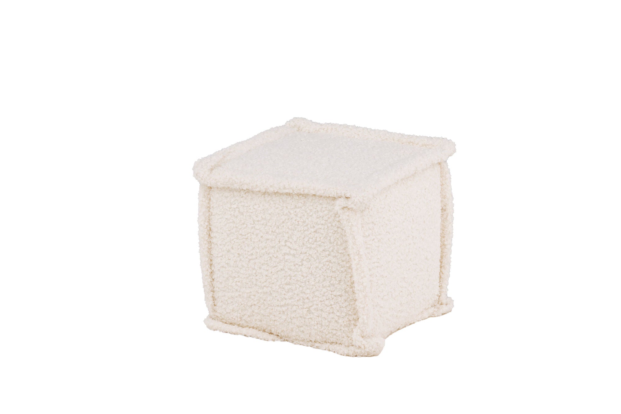 Venture Home Castine Sittpuff - Vit / Boucle